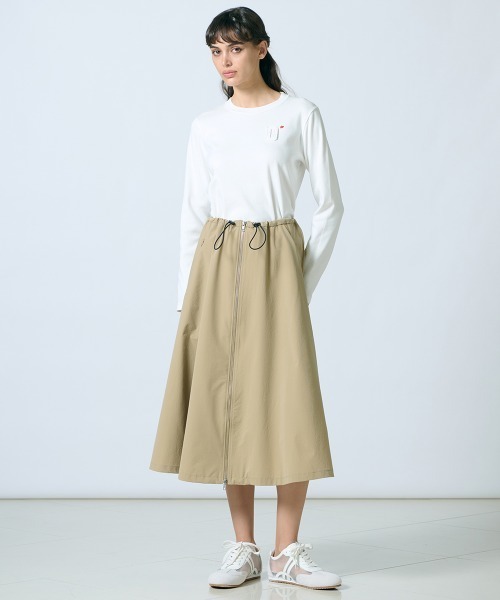 DOUBLE STANDARD CLOTHING スカート DSC / ドロストフレア