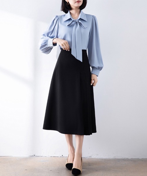 ブラウス シャツ ボウタイリボンブラウス レディース : ZOZOTOWN Yahoo