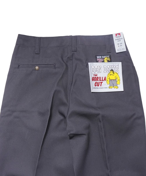 BEN DAVIS ゴリラカット チノパン 36 グレー BEN DAVIS チノパン 「BEN USA」USA GORILLA CUT CHARCOAL