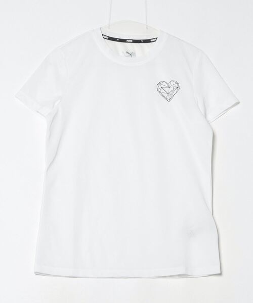 ami プーマ ホワイト Tシャツ ハート刺繍 - メルカリ