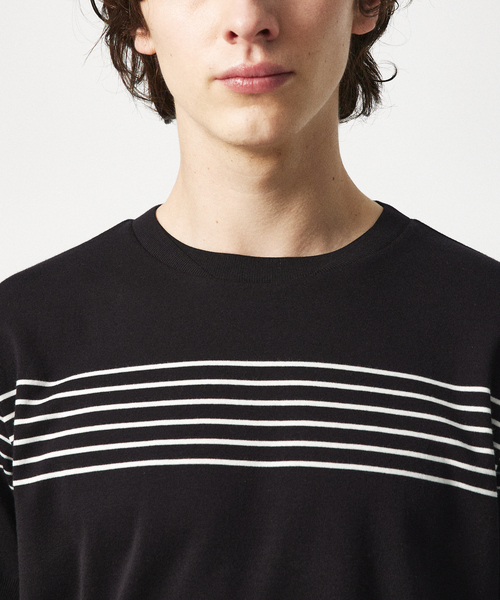 【定番人気】セーターマシーン ボーダー クルーネック ニット Tシャツ 5351 POUR LES HOMMES tシャツ 「定番人気」セーターマシーン