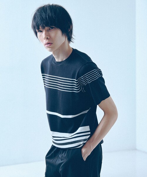 5351 POUR LES HOMMES tシャツ 「定番人気」セーターマシーン ボーダー