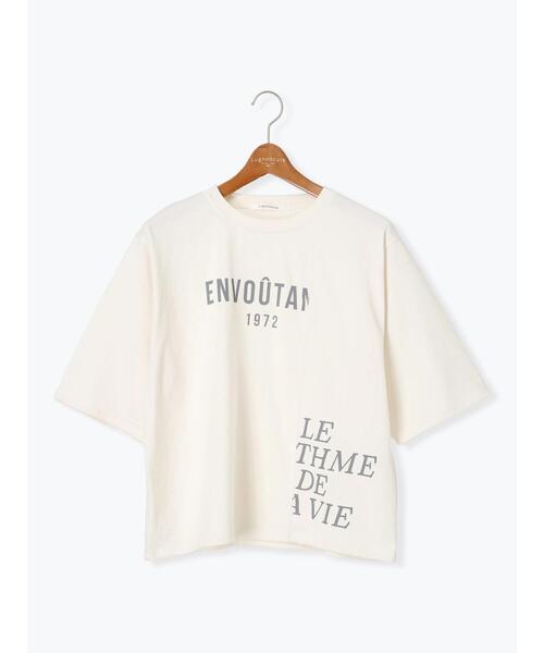tシャツ リメイク風 プリント Tシャツ レディース Lugnoncure tシャツ リメイク風プリントTシャツ レディース