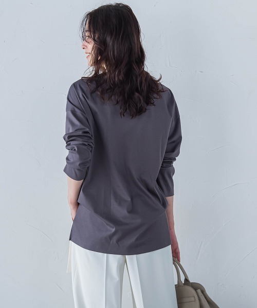 LAUTREAMONT / ロートレアモン 【WEB限定】プレミアムコットンコンフォートカットソー≪3サイズ/洗濯機で洗える/接触冷感≫ WEB限定】プレミアムコットンコンフォートカットソー≪3サイズ