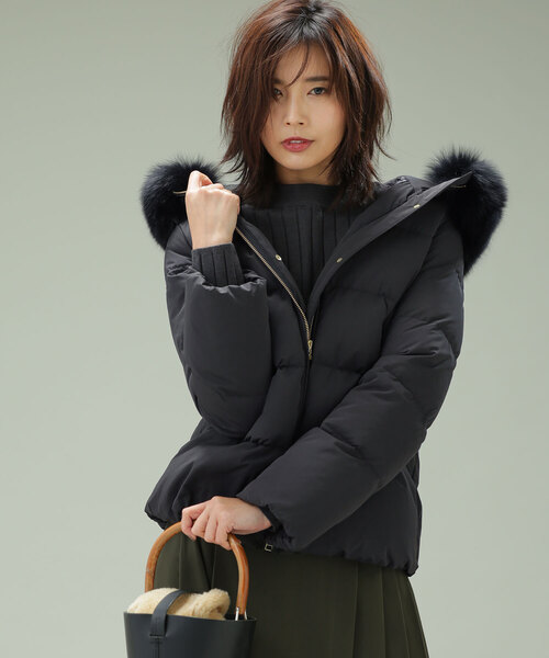 NANO universe（ナノ・ユニバース） ダウンジャケット 38 ブルー