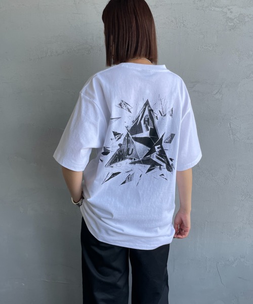 tシャツ 「HUF/ハフ」 AUTO GLASS バックプリント ショートスリーブTシャツ レディース メンズ HUF tシャツ 「HUF/ハフ」 AUTO GLASS バックプリント ショート