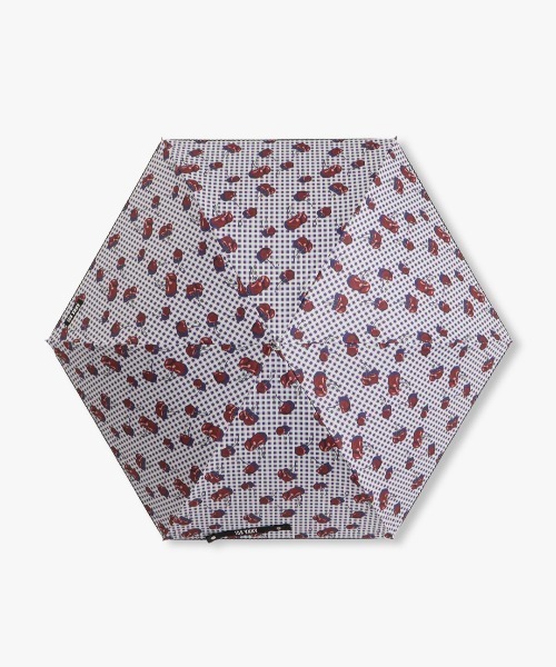 ANNA SUI（アナスイ） 折りたたみ傘 チェリープリント晴雨兼用(トップ