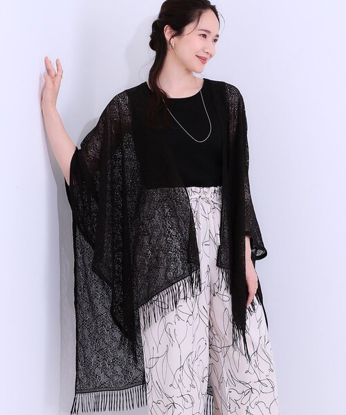 SHOO・LA・RUE（シューラルー） ポンチョ スクエアレースポンチョ