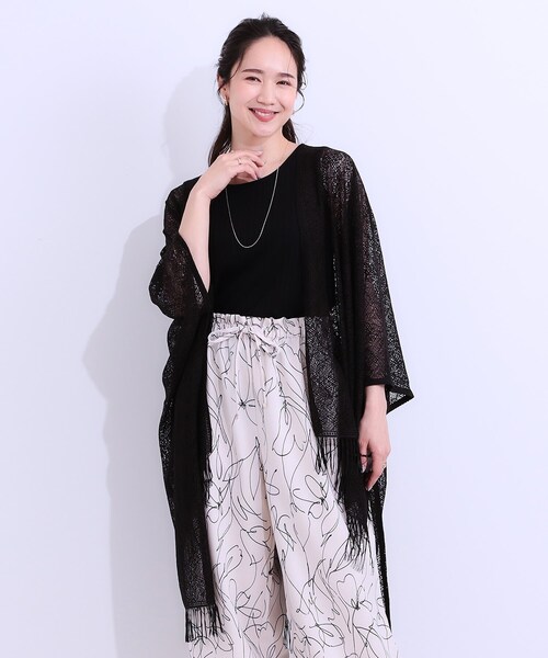 SHOO・LA・RUE（シューラルー） ポンチョ スクエアレースポンチョ