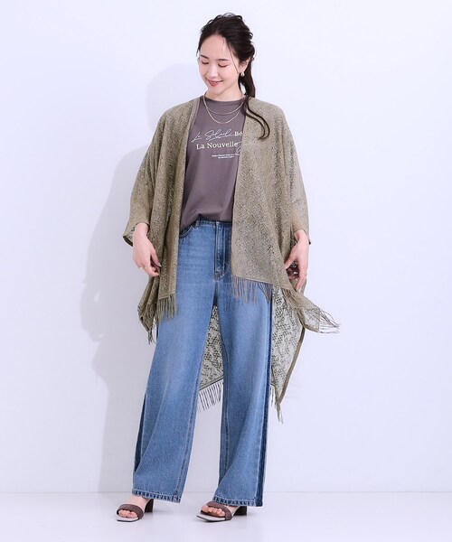 SHOO・LA・RUE（シューラルー） ポンチョ スクエアレースポンチョ