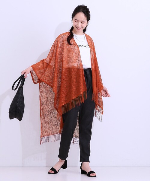 SHOO・LA・RUE（シューラルー） ポンチョ スクエアレースポンチョ