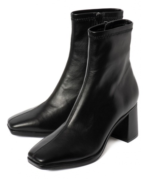 「REZOY」 ショートブーツ M アイボリー レディース_画像4