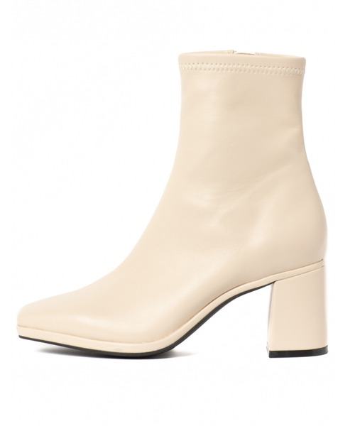 「REZOY」 ショートブーツ M アイボリー レディース_画像7