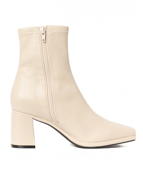 「REZOY」 ショートブーツ M アイボリー レディース_画像9