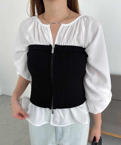 [andme] [alma design] bare top M черный женский 