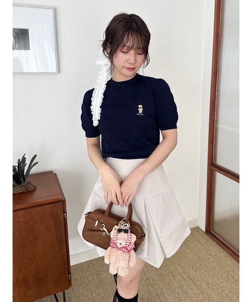 LILY BROWN キーホルダー Lily Bear スカーフスタイルチャーム