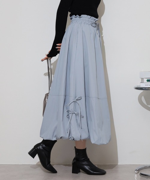 FUNALIVE（ファンアライブ） スカート nohea 両脇リボンバルーン