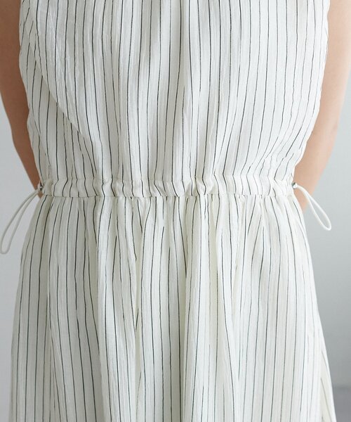 TSUMORI CHISATO ストライプ ノースリーブ ワンピース　ドレス TSUMORI CHISATO ストライプ ノースリーブ ワンピース ドレス