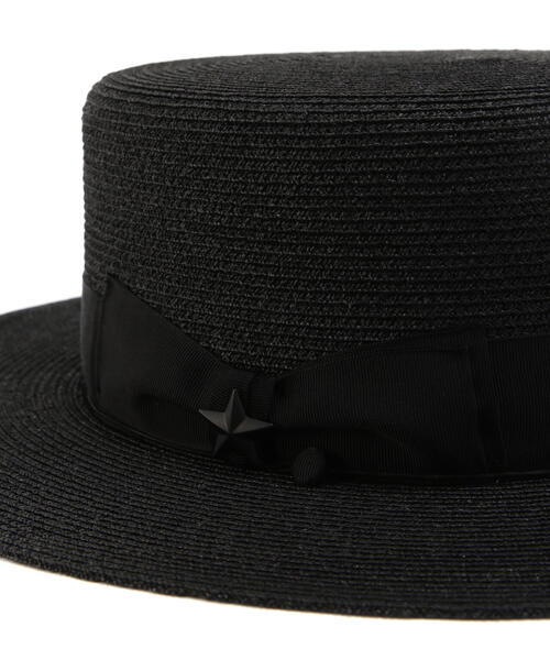 Schott N.Y.C 帽子 ハット Schott/ショット/RAFFIA BRAID BOATER