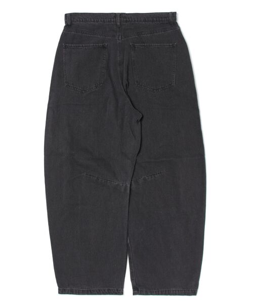 STRATA バレルデニムパンツ XSサイズ ブラック Revo. ジーンズ 「ZOZO限定」デニム カーブパンツ / バレルレッグ