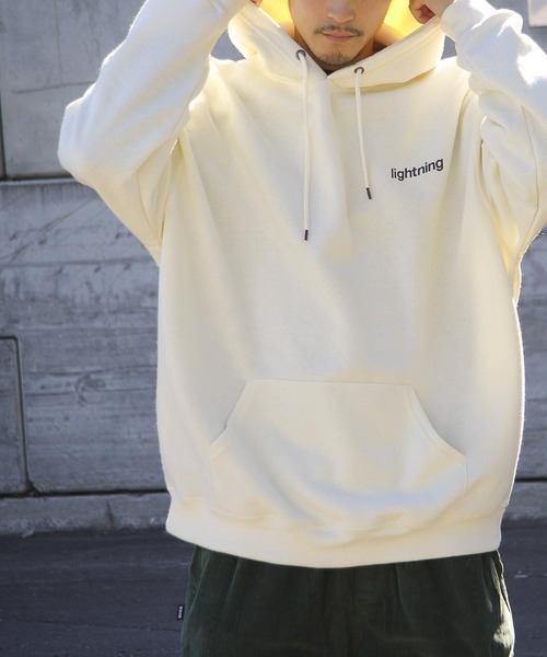 「ZIP FIVE」 プルオーバーパーカー LARGE ブラウン レディース