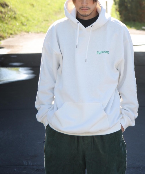 「ZIP FIVE」 プルオーバーパーカー LARGE ブラウン レディース