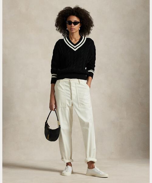 Polo Ralph Lauren アランニットスウェット　雑誌掲載 POLO RALPH LAUREN ニット セーター アランニット コットン