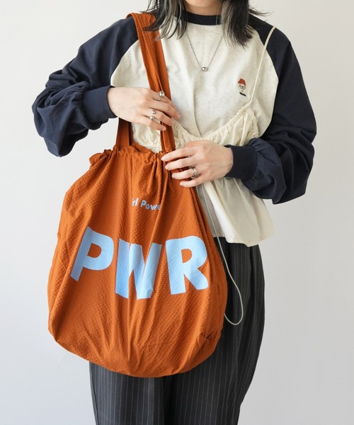 Port トートバッグ 「 / ポート 」 ビッグ ロゴ 配色 ナイロン