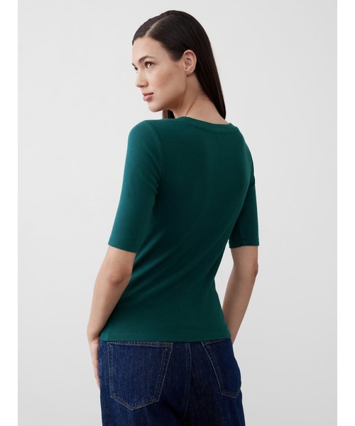 「BANANA REPUBLIC FACTORY STORE」 半袖カットソー S ブラック レディース