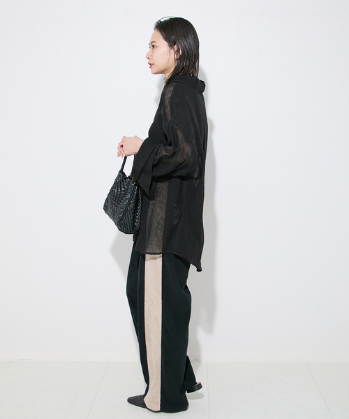 JOURNAL STANDARD ブラウス シャツ 「追加2」リネンメッシュ