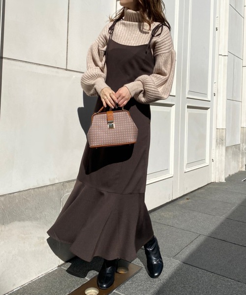 pipi Glamlips 人気の完売品2way サロペット スカート LIP SERVICE（リップサービス）｜ ZIPスリットポンチタイトスカート