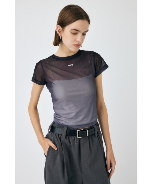 tシャツ GRADATION SHEER Tシャツ レディース