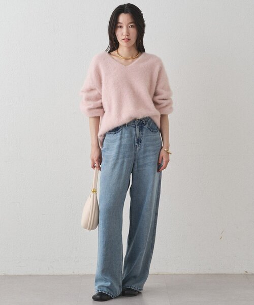 ニット FURカシミヤVニット　ラウンジドレス FURカシミヤVニット | LOUNGEDRESS(ラウンジドレス)レディース