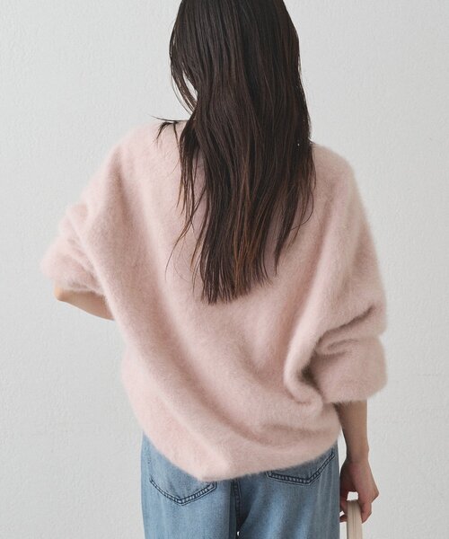 LOUNGEDRESS カシミヤVニット Loungedress ニット セーター FURカシミヤVニット レディース