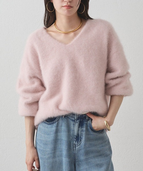 loungedress FURカシミアVニット FURカシミヤVニット | LOUNGEDRESS(ラウンジドレス)レディース