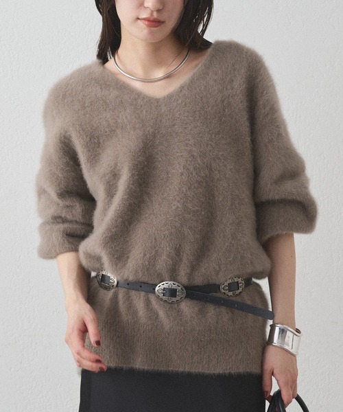 Loungedress ニット セーター FURカシミヤVニット レディース