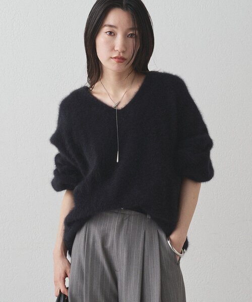 Loungedress ニット セーター FURカシミヤVニット レディース