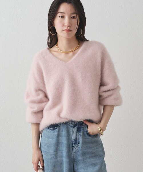 Loungedress ニット セーター FURカシミヤVニット レディース