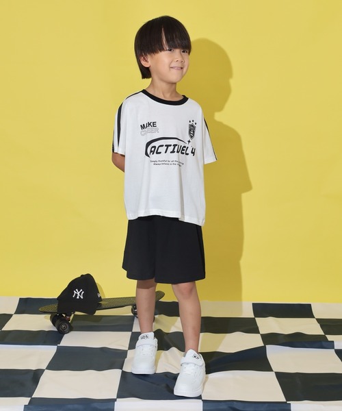 未使用タグ付きメゾピアノ　セットアップ　キュロット110cm Tシャツ120cm FUNALIVE セットアップ Tシャツ＆キュロット 上下セット キッズ