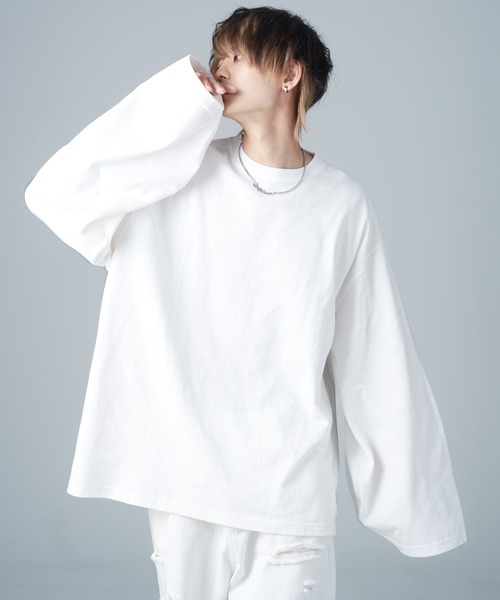 「ADRER」 長袖Tシャツ SMALL パープル メンズ_画像2