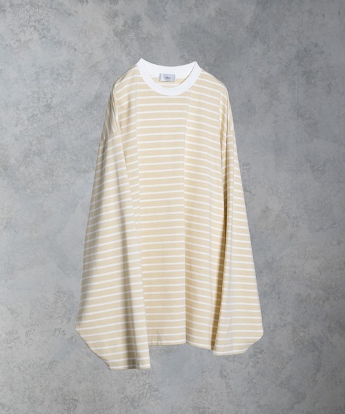 「ADRER」 長袖Tシャツ SMALL パープル メンズ_画像4