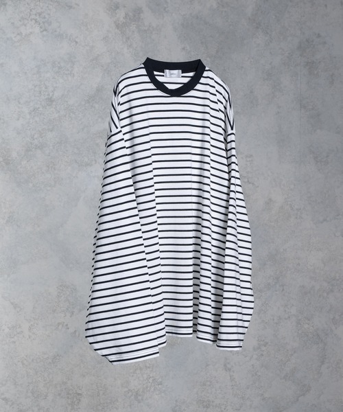 「ADRER」 長袖Tシャツ SMALL パープル メンズ_画像5