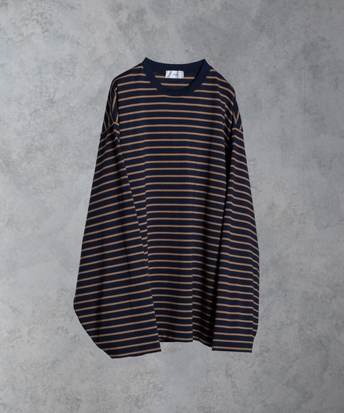 「ADRER」 長袖Tシャツ SMALL パープル メンズ_画像6
