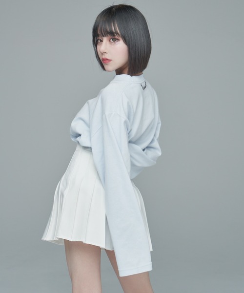 「ADRER」 長袖Tシャツ SMALL パープル メンズ_画像10