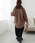 ブラウス シャツ 「WEB限定」配色ストライプ...の詳細画像5