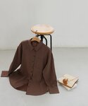 ブラウス シャツ 「WEB限定」配色ストライプ...の詳細画像3