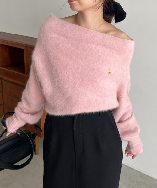 CAPRICIEUX LE'MAGE ニット セーター FOXカシミアドルマンニット