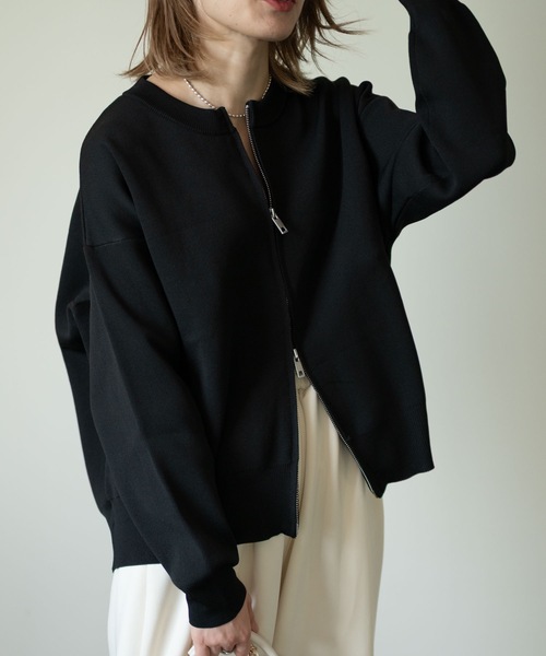 best ノーカラー　カーディガンブルゾン2点 best ノーカラー カーディガンブルゾン2点