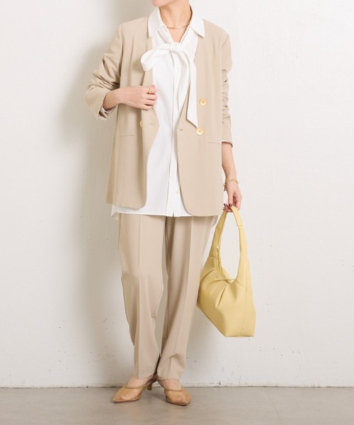 COLLAGE GALLARDAGALANTE」 ノーカラージャケット FREE ブラック