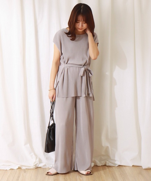 「libelle more」 セットアップ L モカ レディース_画像3